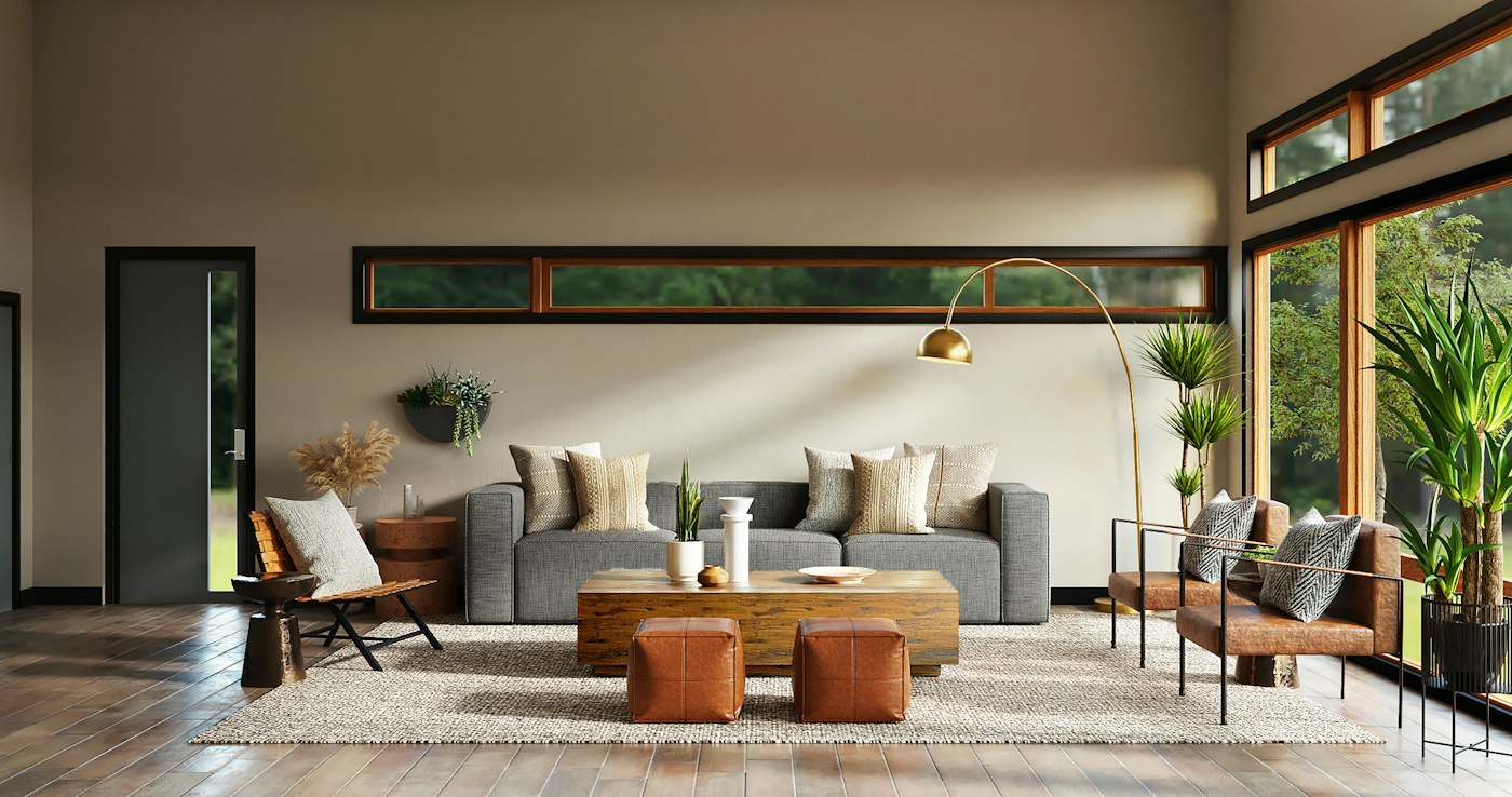 Designed residential interior